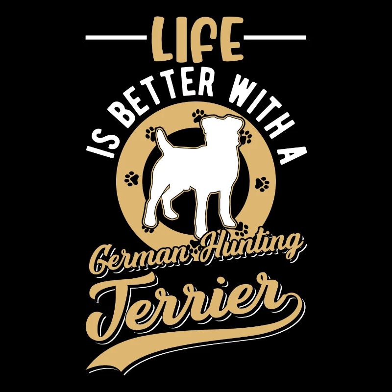 Life is better with German Hunting Terrier