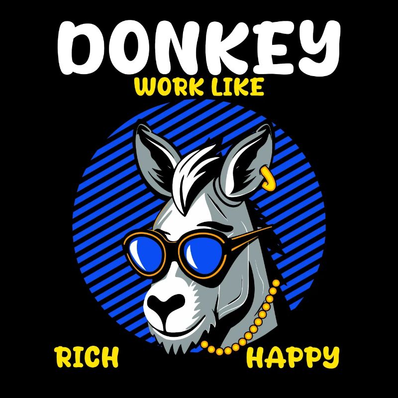 Rich donkey: Hard work pays off, motivation