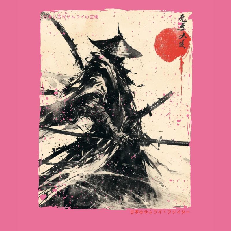 Samurai Fighter - Japanese Ukiyo-e Artwork