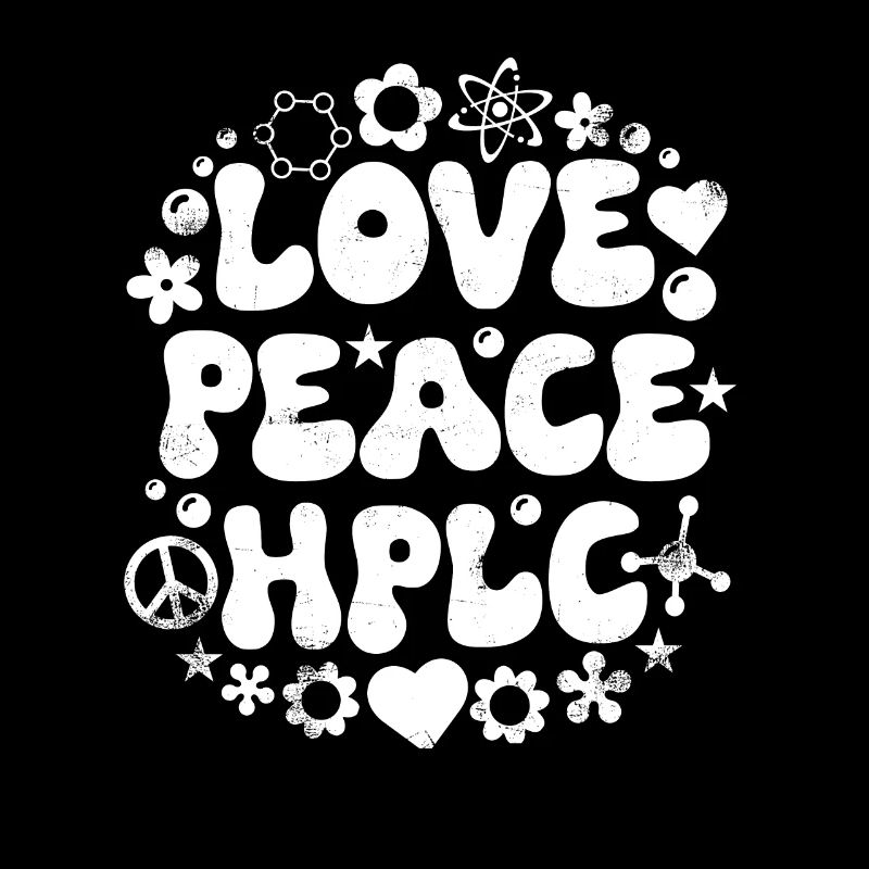 HPLC Liquid Chromatography Love Retro Vintage