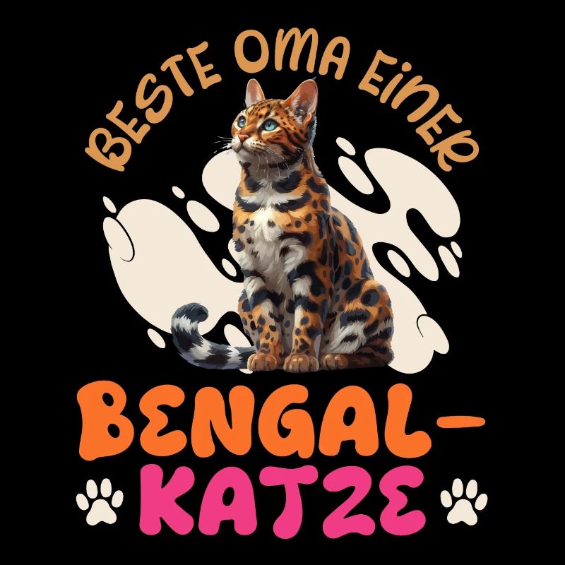 Mamie de chat MEILLEURE GRAND-MÈRE D’UN PROPRIÉTAIRE DE CHAT BENGAL