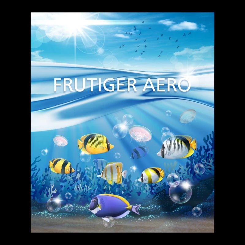 Frutiger Aero Aesthetic Tech Ocean Underwater Fish