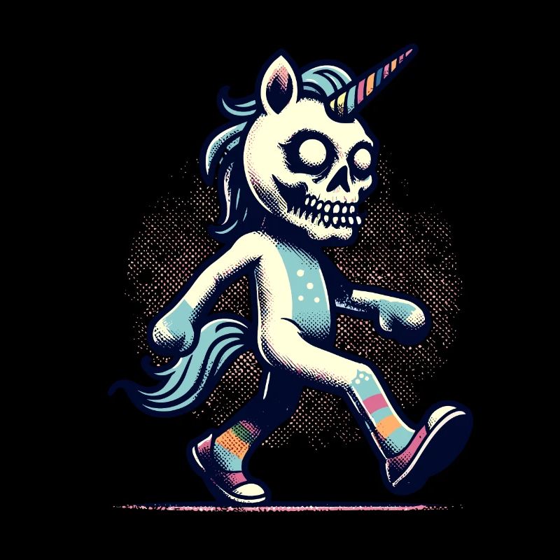 Zombie Unicorn Undead Mystical Creature