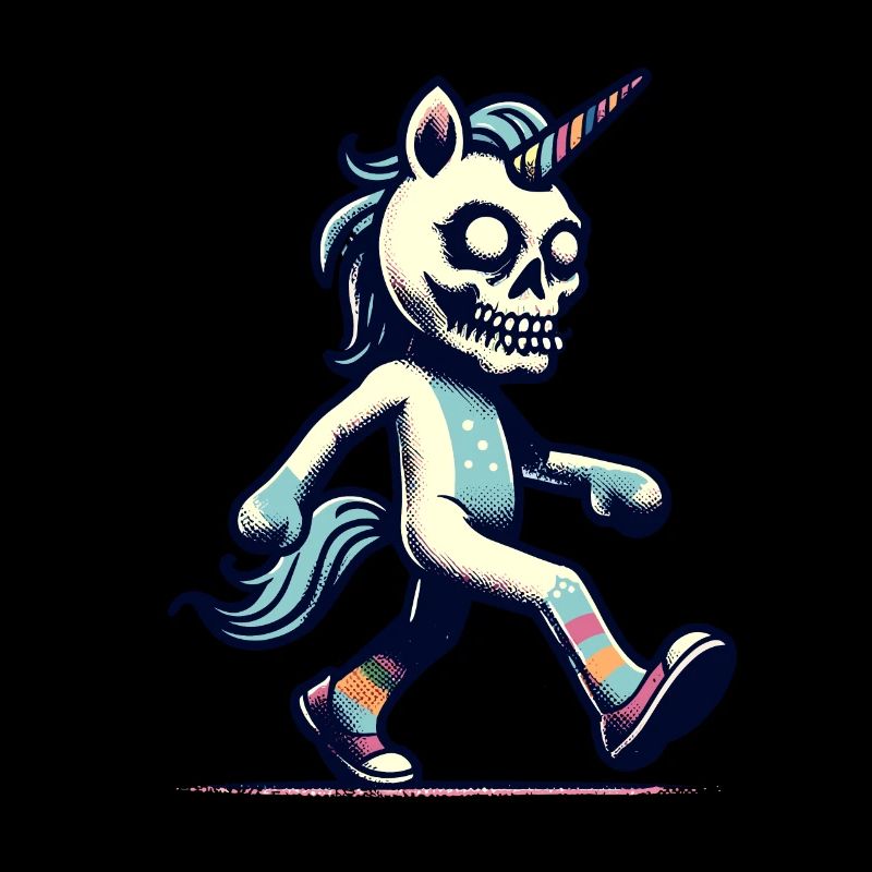 Zombie Unicorn Undead Mystical Creature