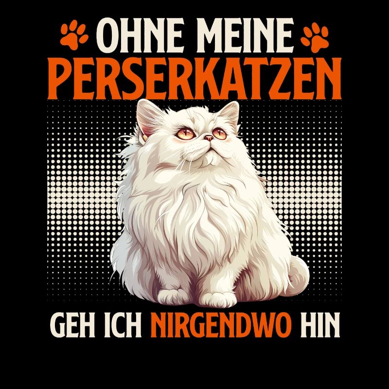Chat persan JE NE PARS PAS SANS MES CHATS PERSANS