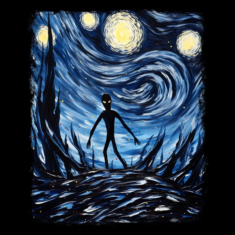 Dover Demon Cryptid Cryptozoology Starry Night M
