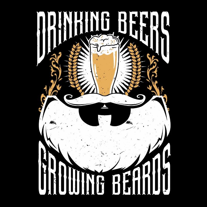 Drinking Beers And Growing Beards, Funny Beard