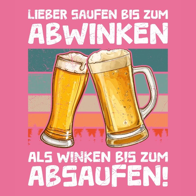 Lustiger Biertrinker Spruch Bier