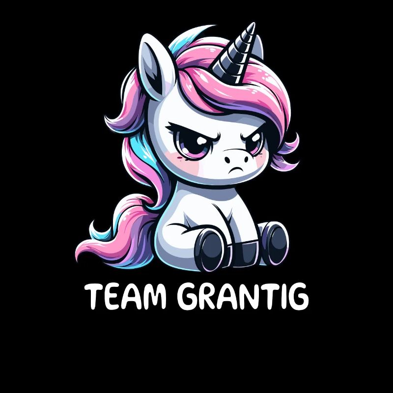 Team Grantig Groups Dialect Saying Unicorn