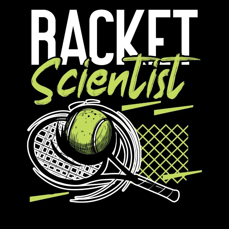 Funny Tennis Player Racket That