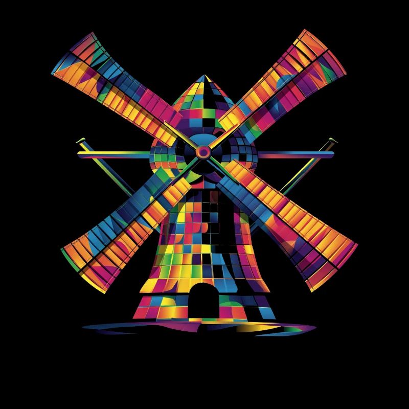 Moulin à vent Énergie éolienne Turbine Popart
