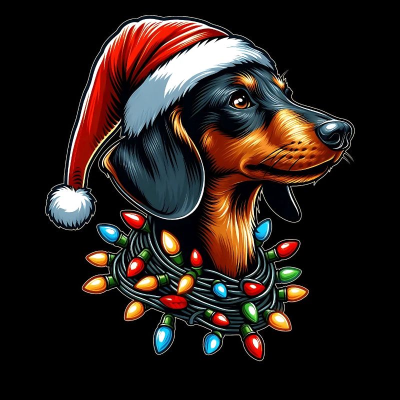 Chapeau de Noël teckel Noël