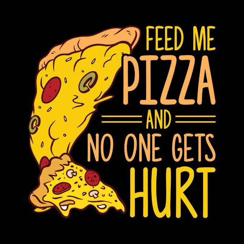 Drôle de dicton de pizza