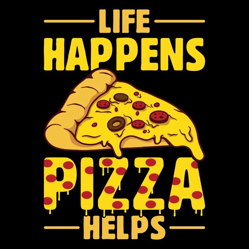 Drôle de dicton de pizza