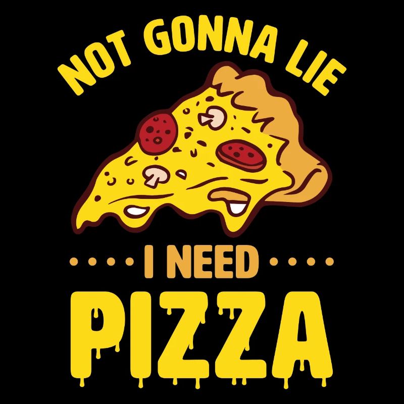 Drôle de dicton de pizza