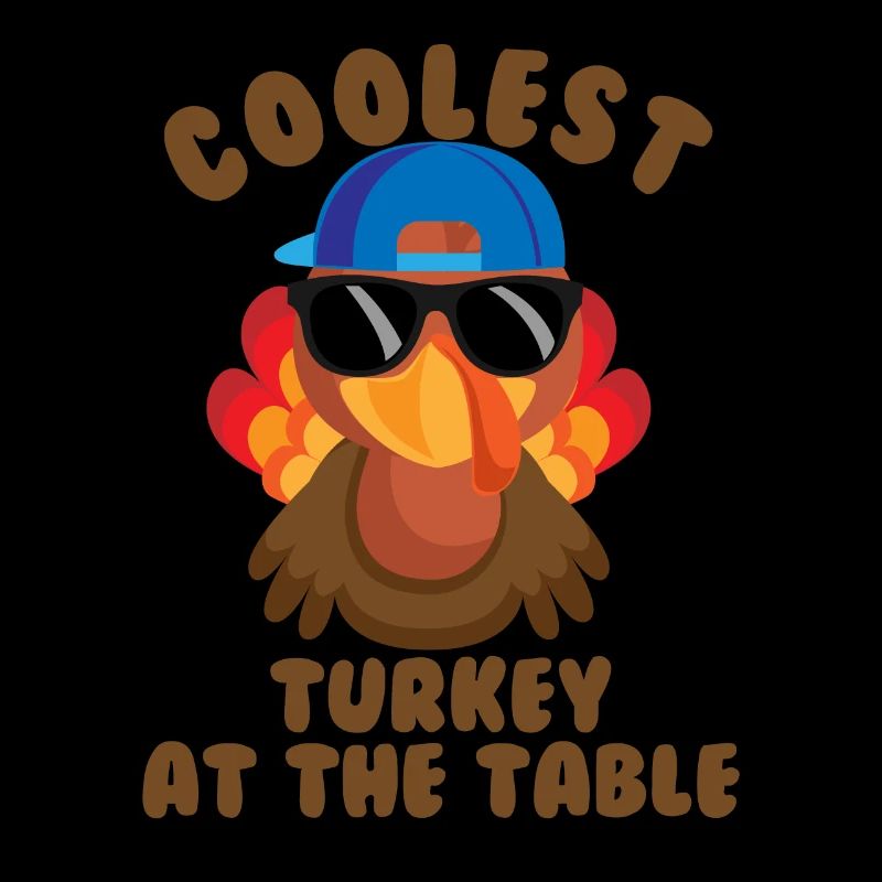 La dinde la plus cool à table pour les enfants pour la récolte