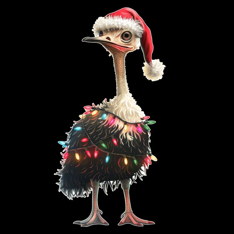 Chapeau de Noël d’autruche Noël