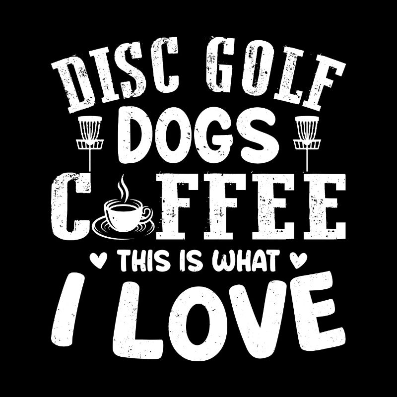 Disc Golf Chiens Café C’est Ce Que J’Aime - Disque G