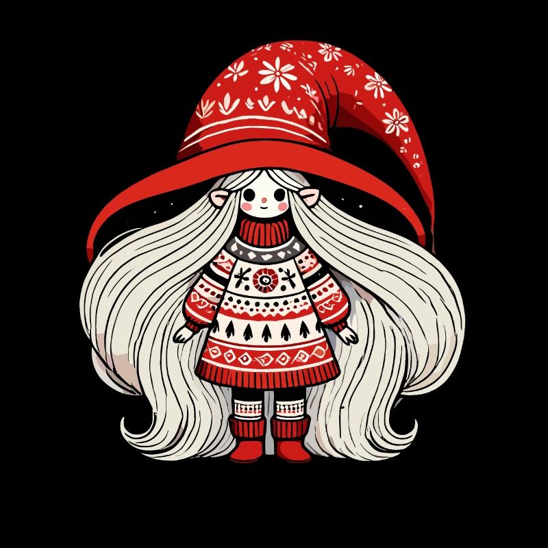 Gnomin de Noël dans le style scandinave