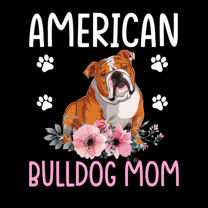 Bouledogue américain Mère bouledogue Amoureuse