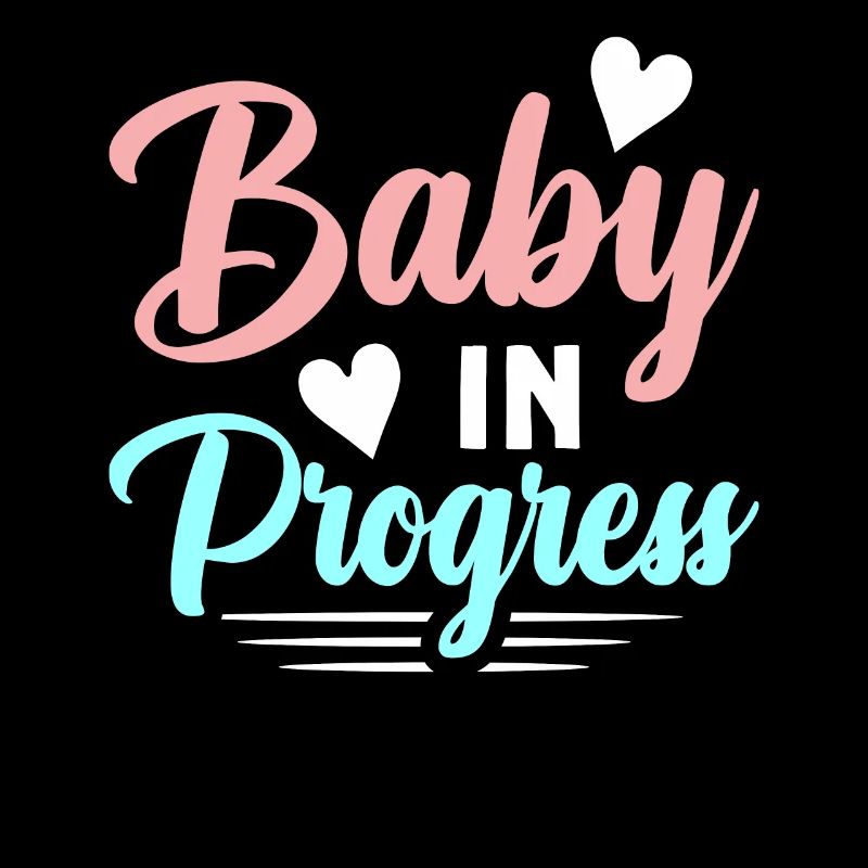 Baby In Progress Schwanger Werdende Mutter
