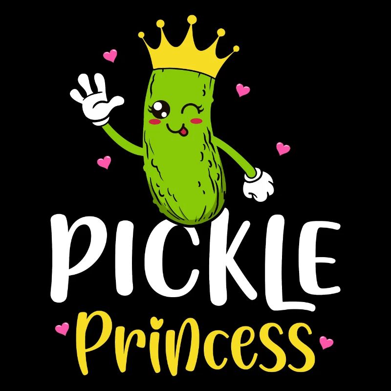 Concombre Princesse Drôle Concombre Fille Concombre