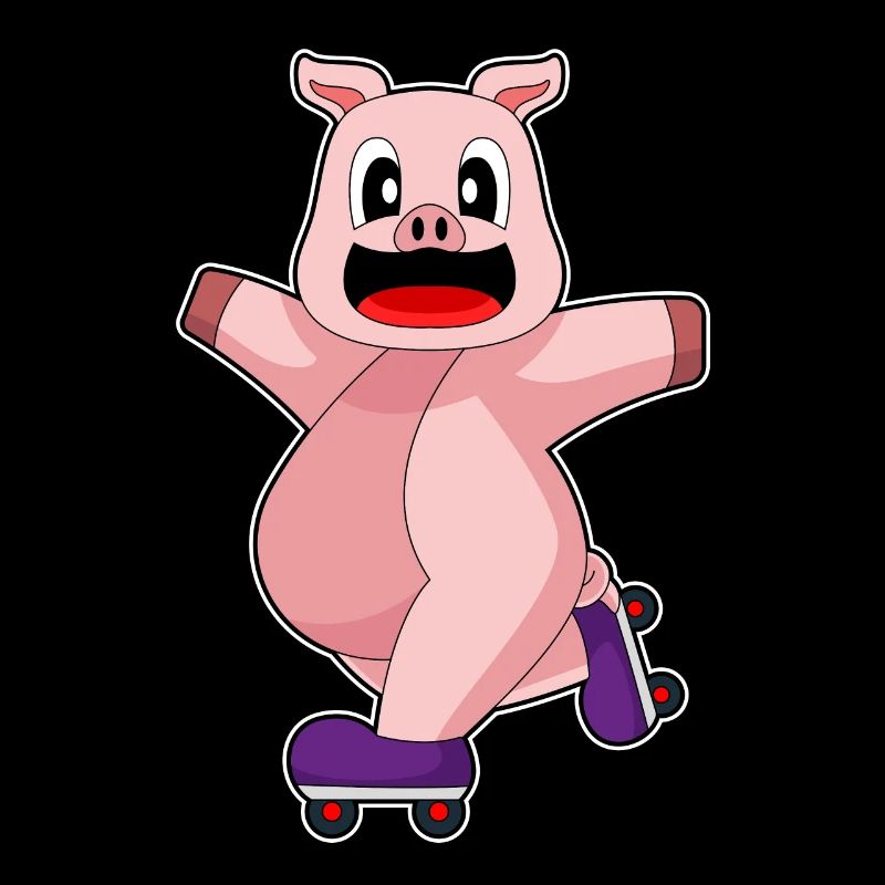 Pig Inline skating roller skates