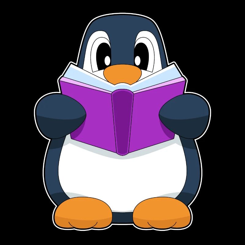 Pinguin Nerd Buch
