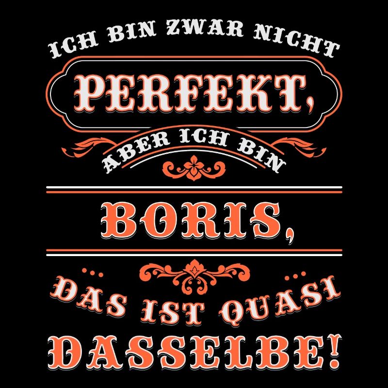 Funny BORIS for Name Day with Name Name