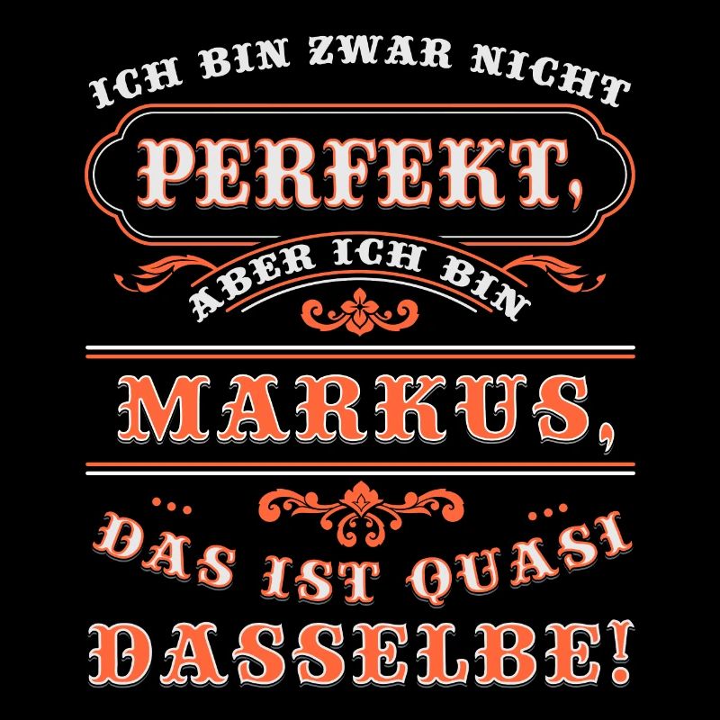 Funny MARKUS for Name Day with Name Name