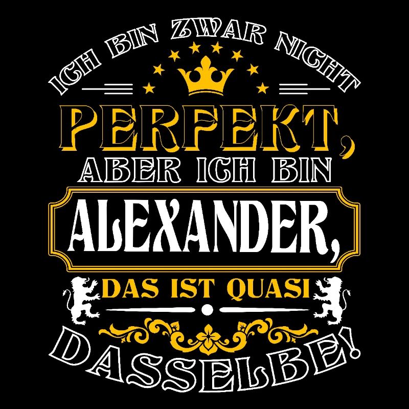 Funny ALEXANDER for Name Day with Name Name