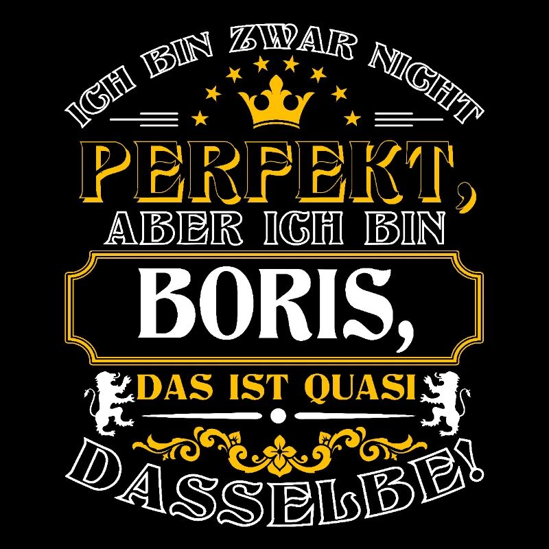 Funny BORIS for Name Day with Name Name