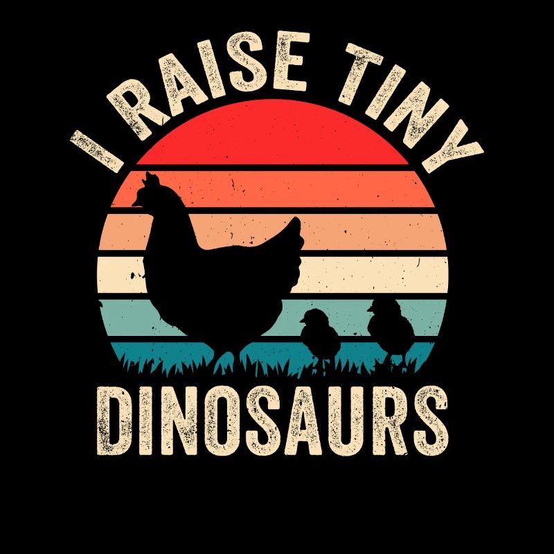 Funny Farmer Dinosaur Farmer - I Raise Tiny