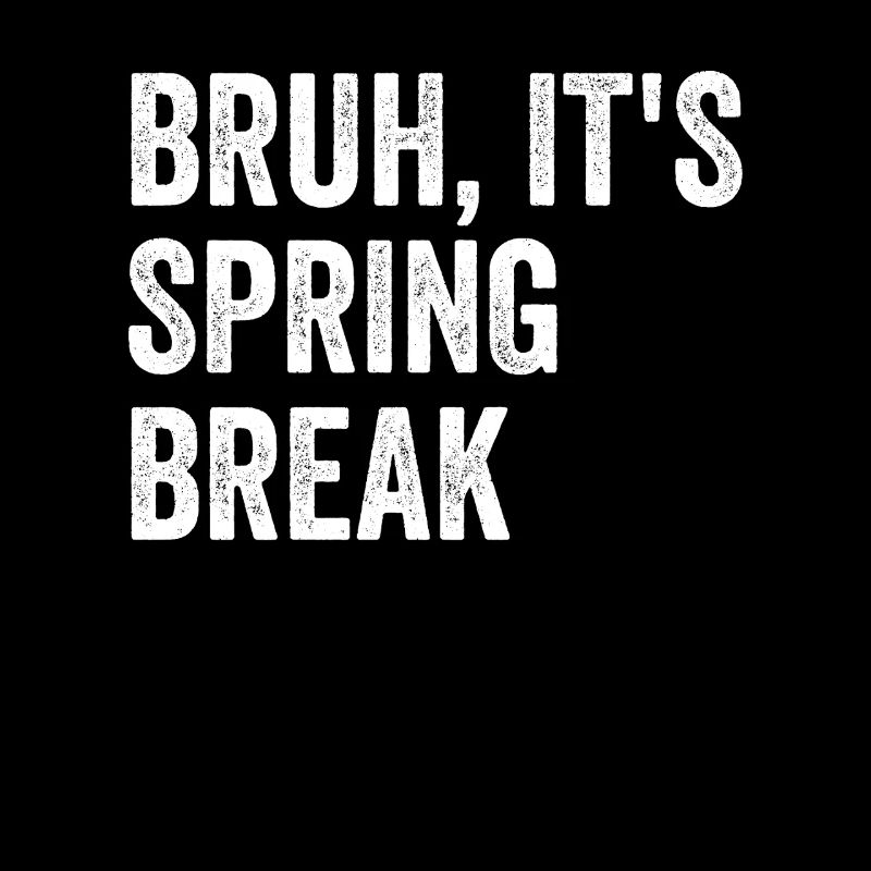 Bruh, c’est les vacances de printemps, les garçons, les adolescents, le ven