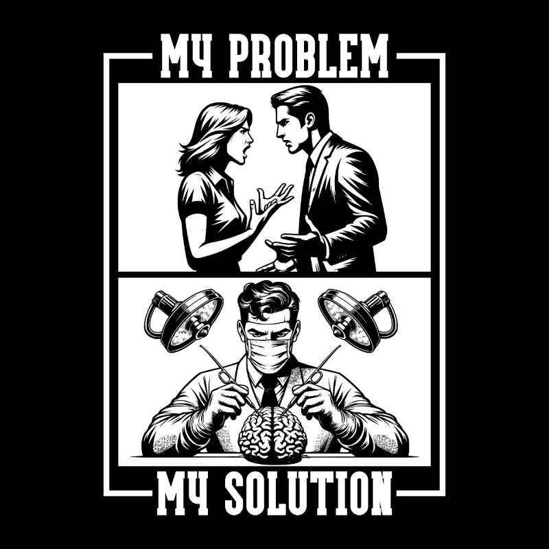 Neurosurgeon My Problem My Solution Pictogram Dad