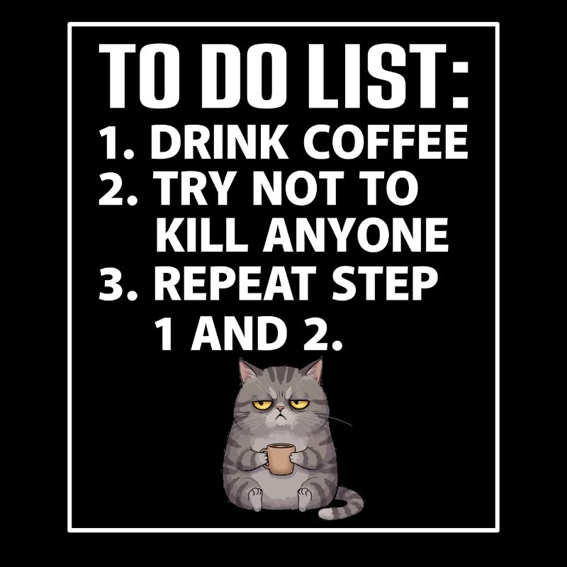 Evil Cat to do list