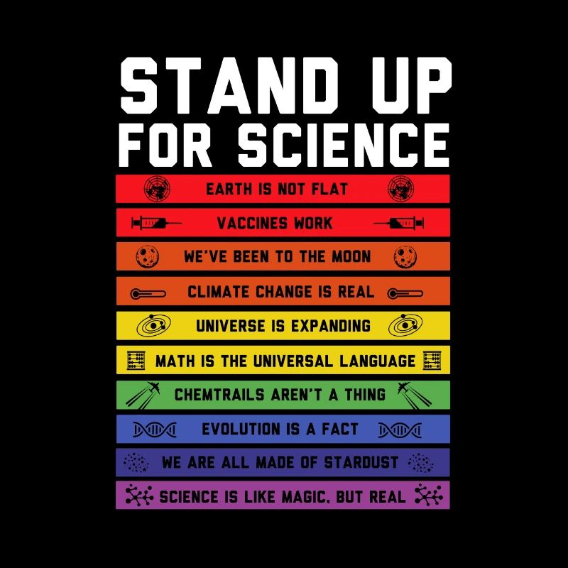 Flat Earth Flache Erde Stand Up For Science