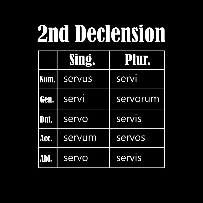 Latin déclinaison langue Latin professeur