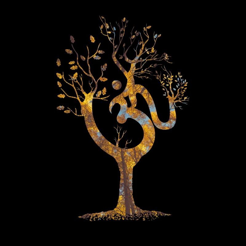 Om yoga tree