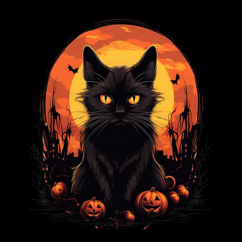 Halloween Black Cat