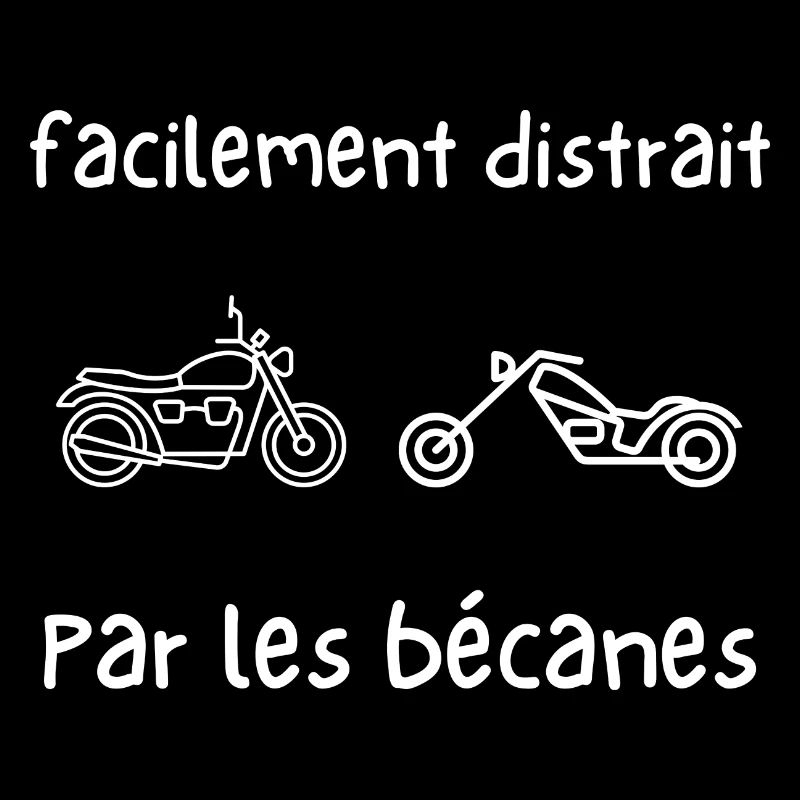 facilement distrait par les bécanes