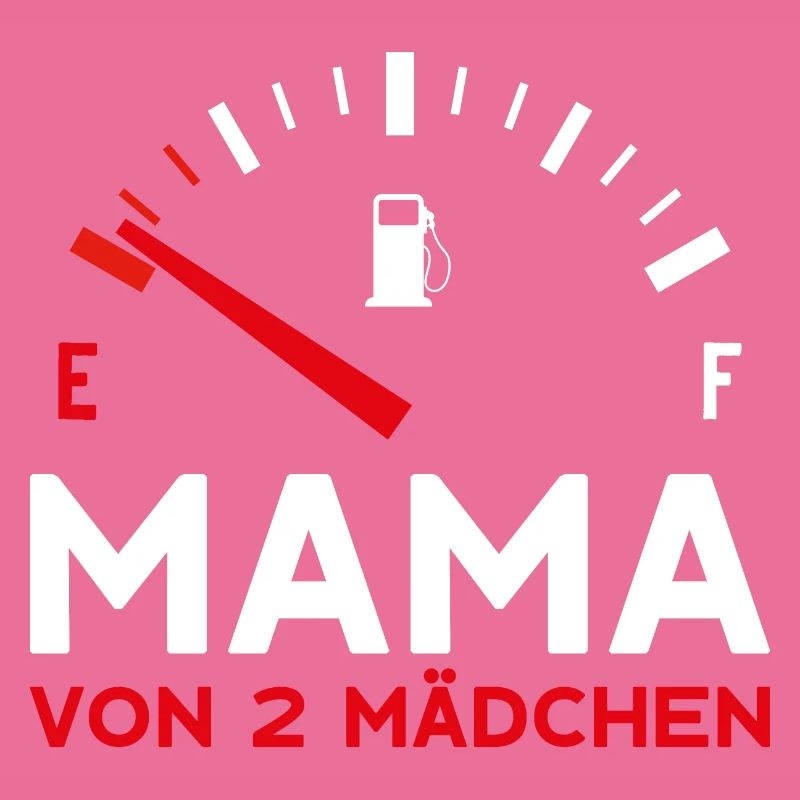 MAMA 2 MÄDCHEN ZWEI TÖCHTER MUTTERTAG