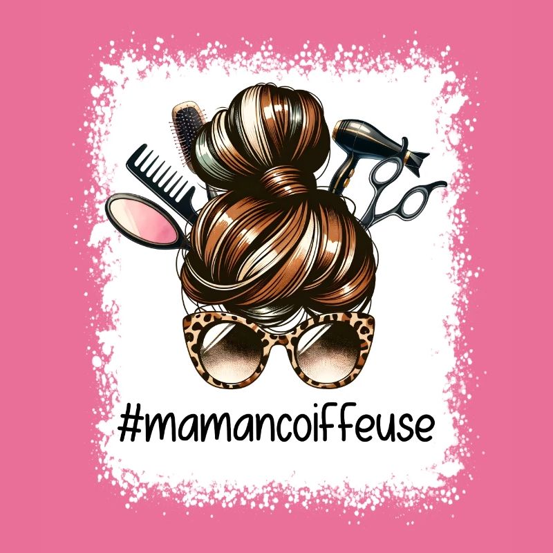 Chignon Mère Coiffeuse Super Maman Coiffeuse
