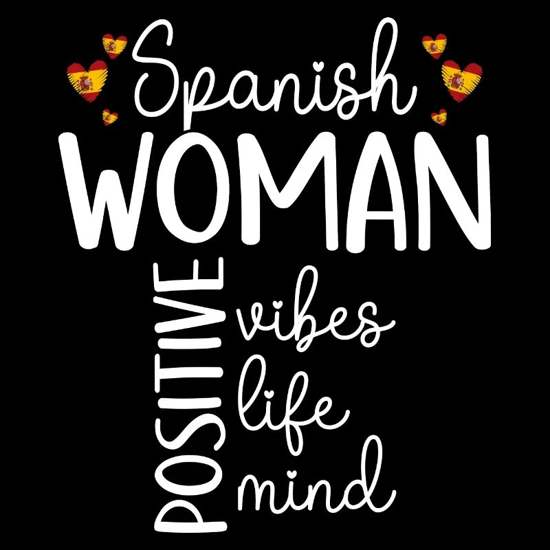 Positives Mädchen Spanierin
