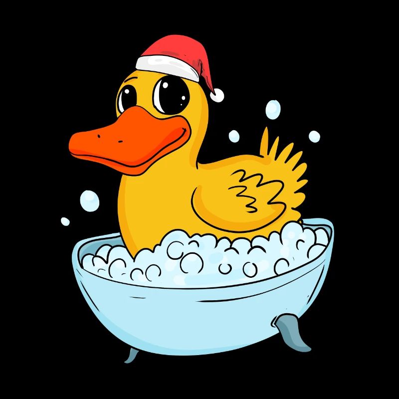 Canard de bain Noël
