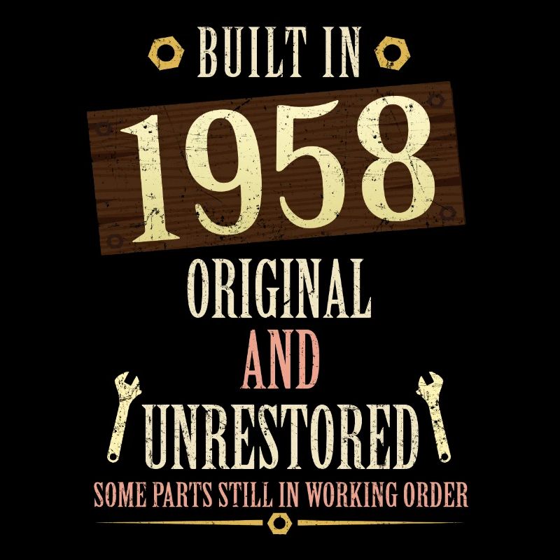 Construit dans l’original de 1958 et non restauré