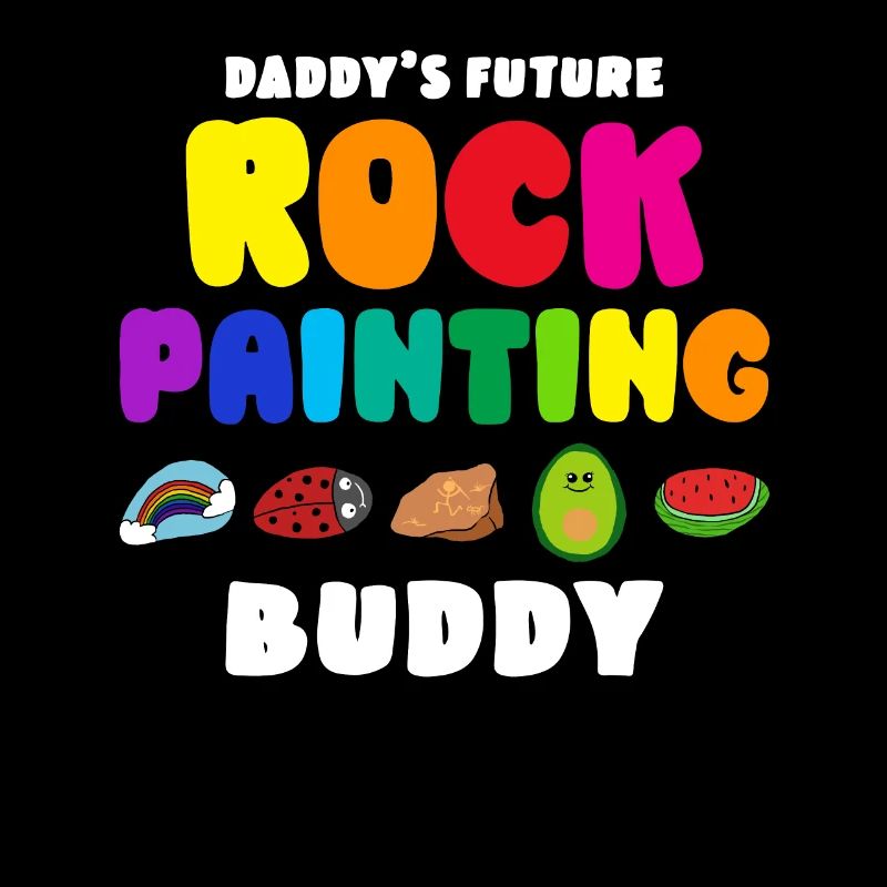 Daddy's Future Rock Painting Buddy