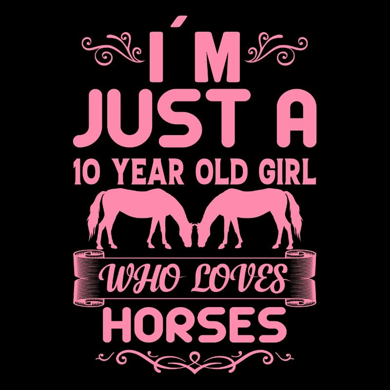 Ich Bin Nur Ein 10-jähriges Mädchen Das Pferde