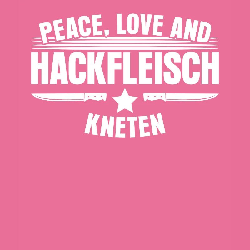 Metzger Hackfleisch kneten Fleischer