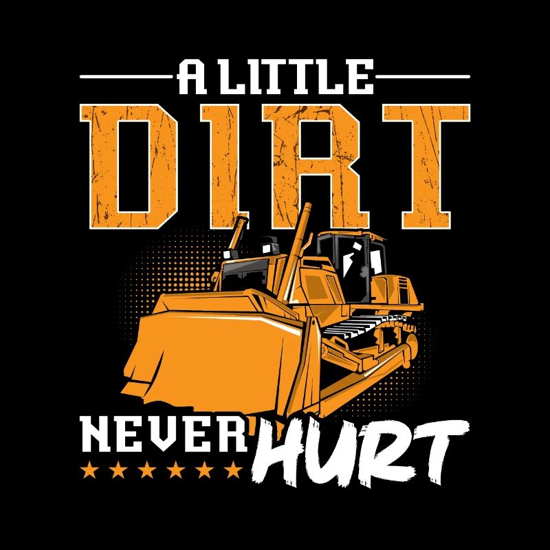 Excavator Bulldozer Construction Worker Bulldozer Gift